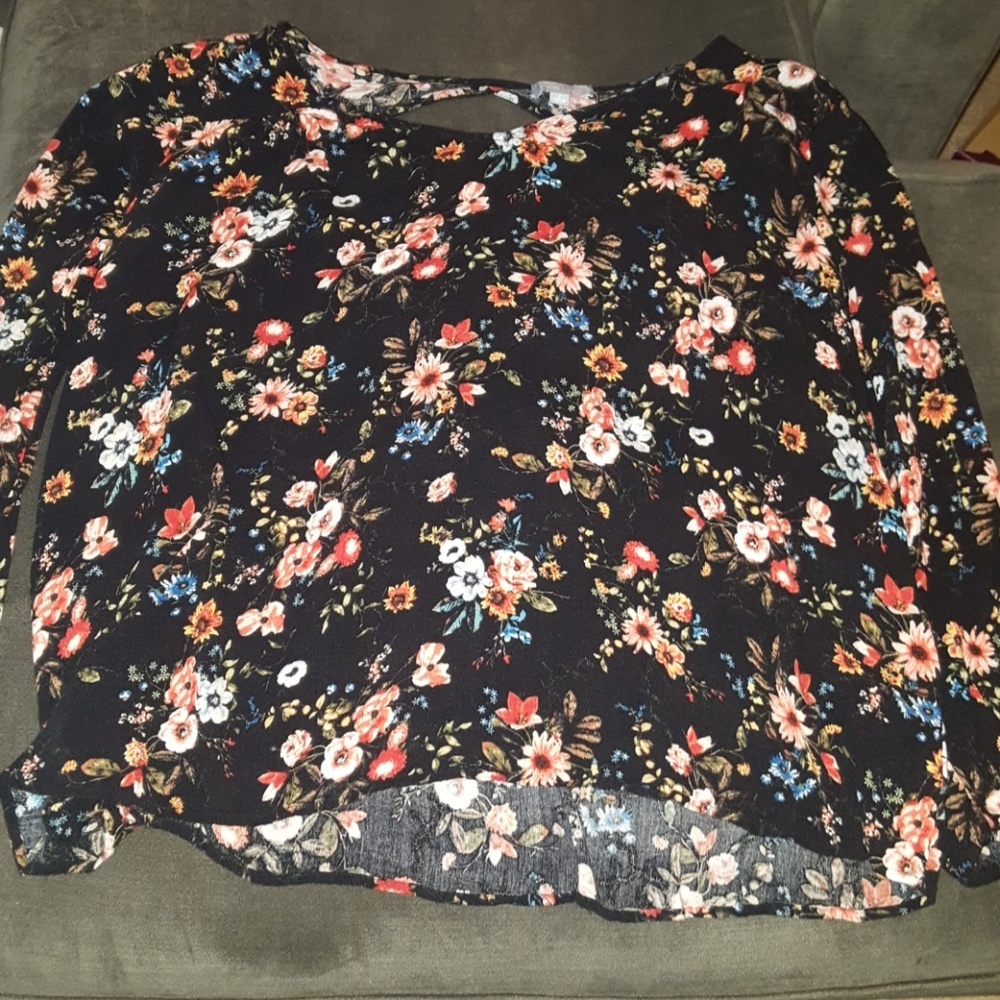 Floral print top